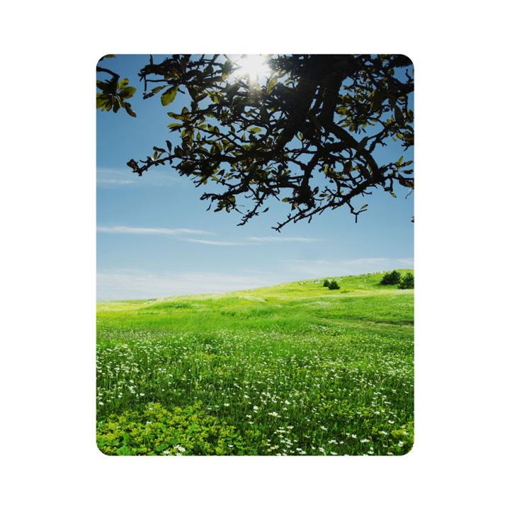 ماوس پد اطلس آبی  طرح دشت و آسمان و درخت و طبیعت مدل T7087